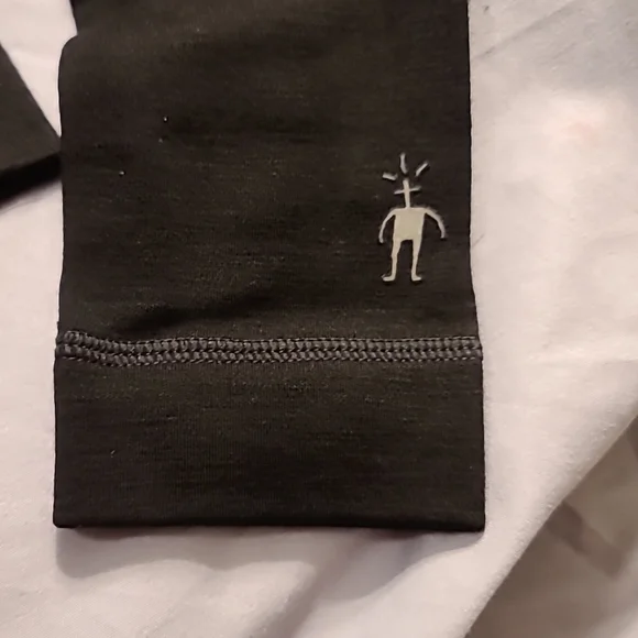 Smartwool Black Baselayer Midweight Base Zip Tee Sweatshirt Small NEW - Picture 4 of 12